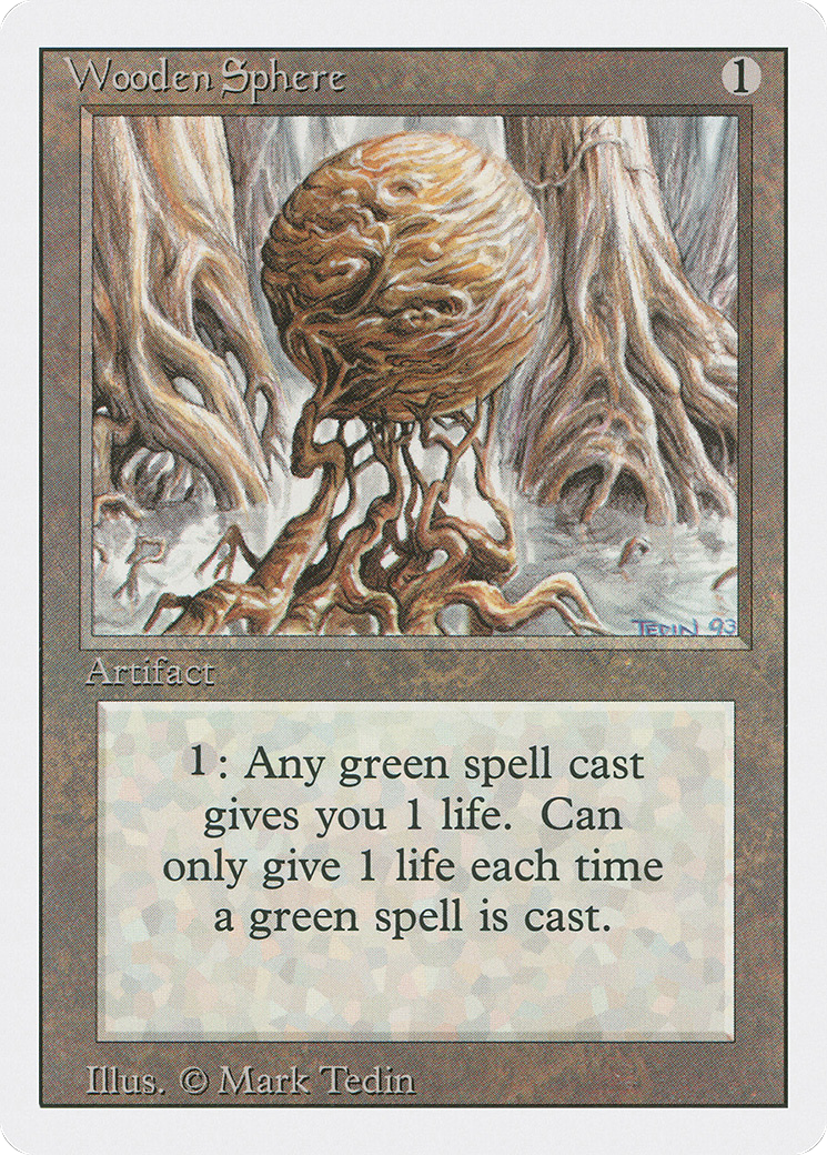{C} Wooden Sphere [Revised Edition][3ED 281]