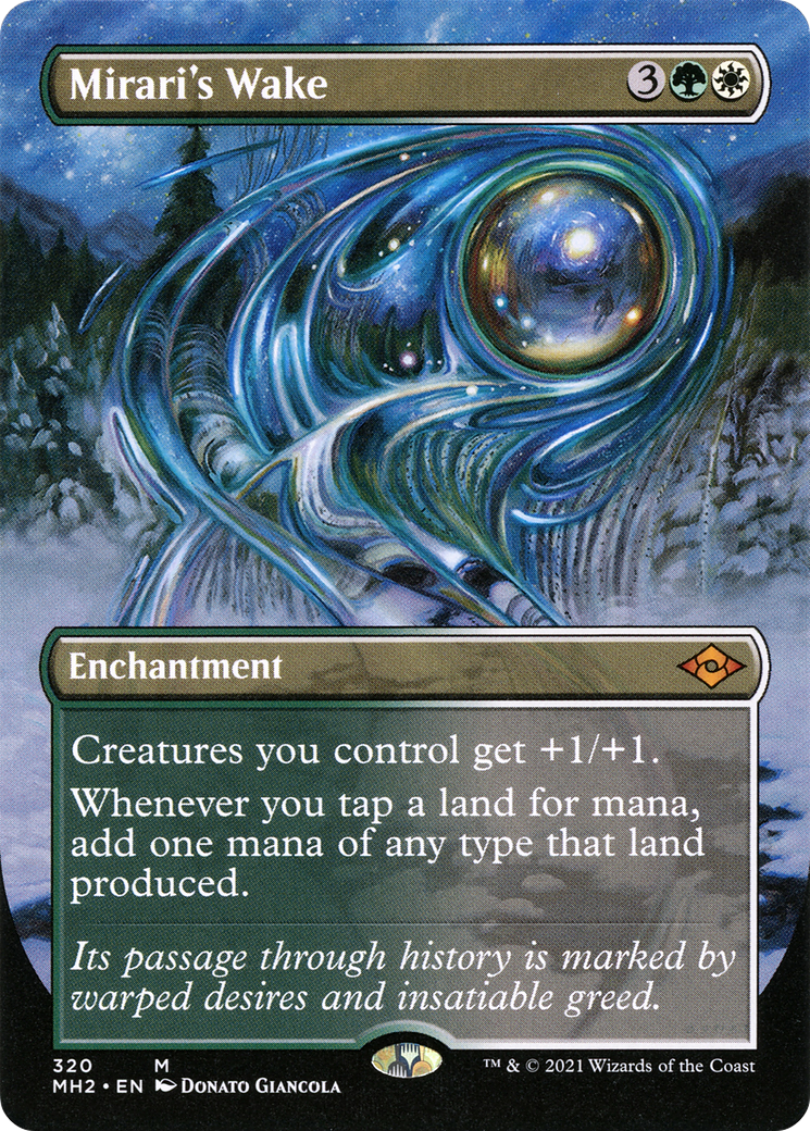 {R} Mirari's Wake (Borderless) (Foil) (Borderless) [Modern Horizons 2] [MH2 320]