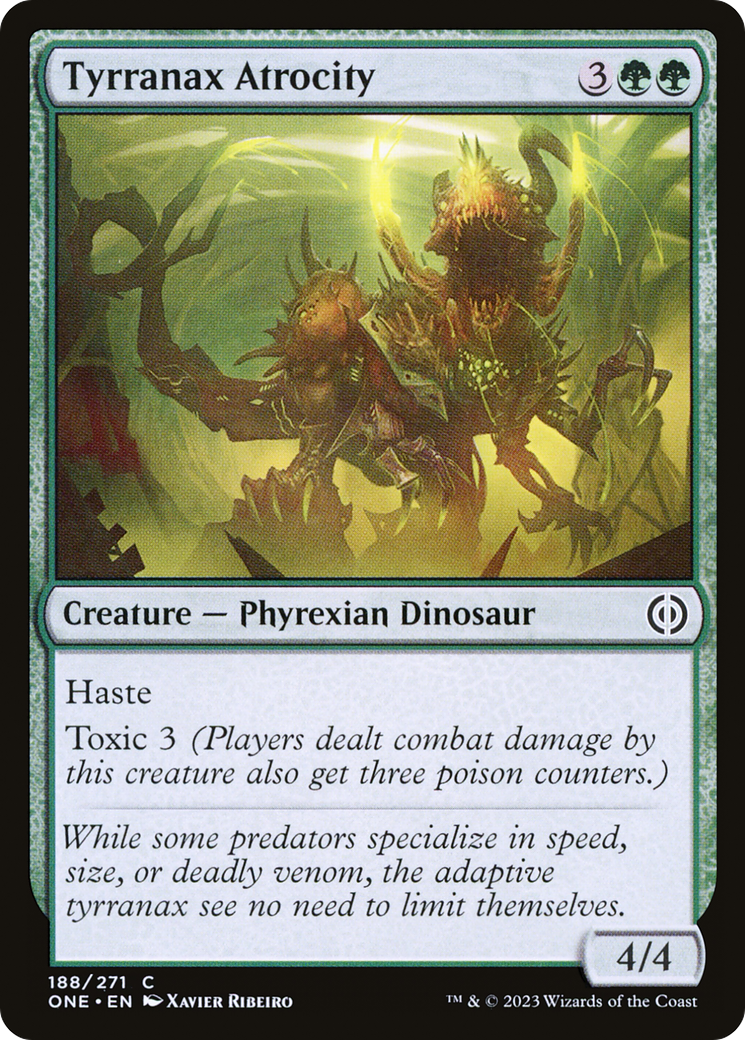 {@C} Tyrranax Atrocity [Phyrexia: All Will Be One][ONE 188]