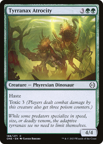 {C} Tyrranax Atrocity [Phyrexia: All Will Be One][ONE 188]