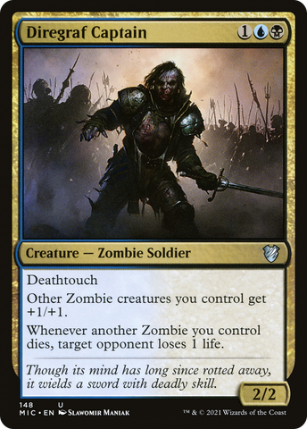 {C} Diregraf Captain [Innistrad: Midnight Hunt Commander][MIC 148]