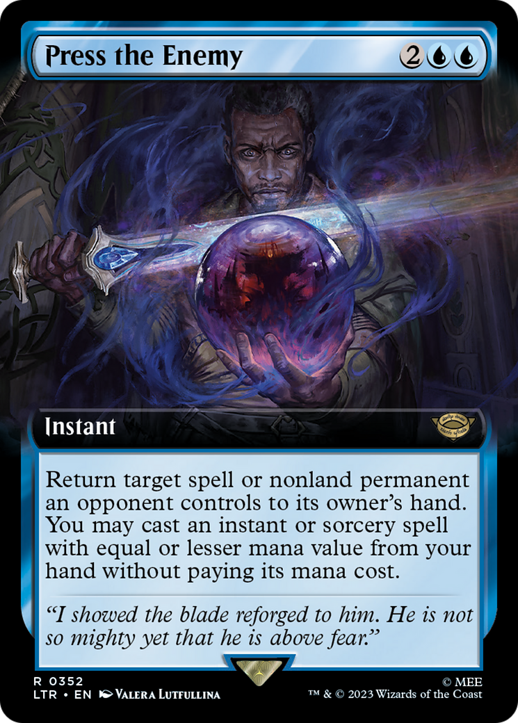 {R} Press the Enemy (Extended Art) [The Lord of the Rings: Tales of Middle-Earth][LTR 352]