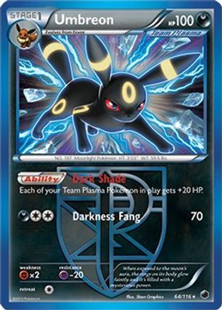 [PKM-R] Umbreon (64/116) (Moltres Legendary Battle Deck) (Theme Deck Exclusive) [Black & White: Plasma Freeze]