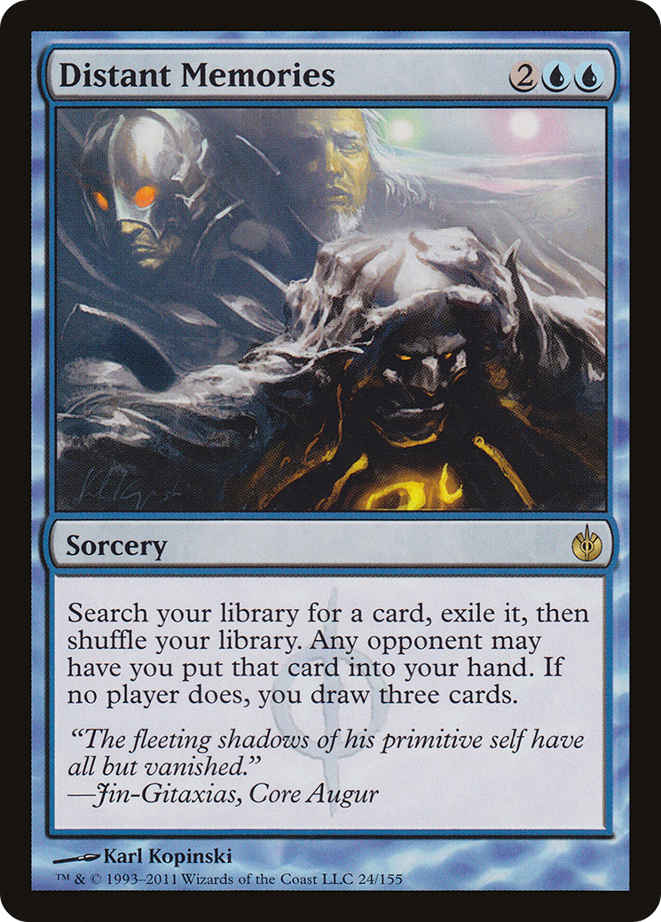 {R} Distant Memories [Mirrodin Besieged][MBS 024]