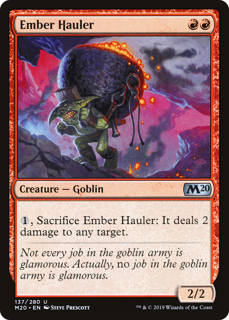 {C} Ember Hauler [Core Set 2020][M20 137]