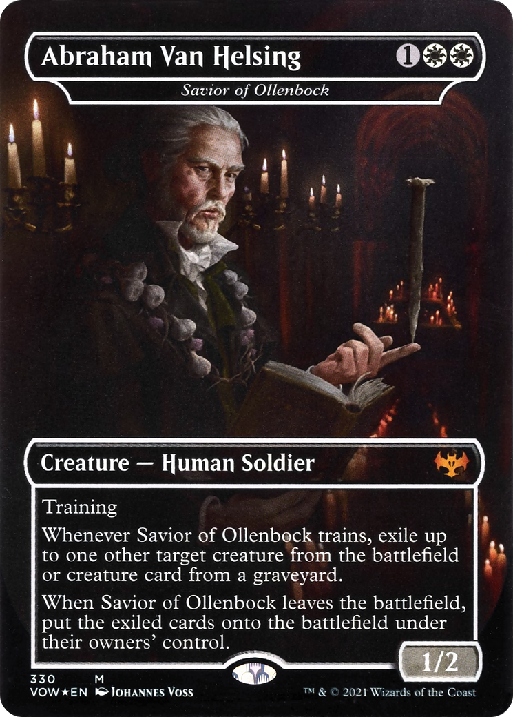 {R} Savior of Ollenbock - Abraham Van Helsing [Innistrad: Crimson Vow][VOW 330]