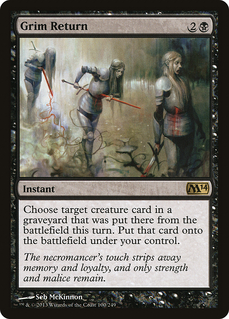 {R} Grim Return [Magic 2014][M14 100] - Misty Mountain Games