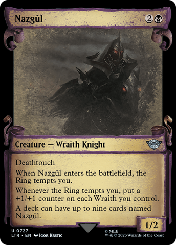 {C} Nazgul (0727) [The Lord of the Rings: Tales of Middle-Earth Showcase Scrolls][LTR 727]