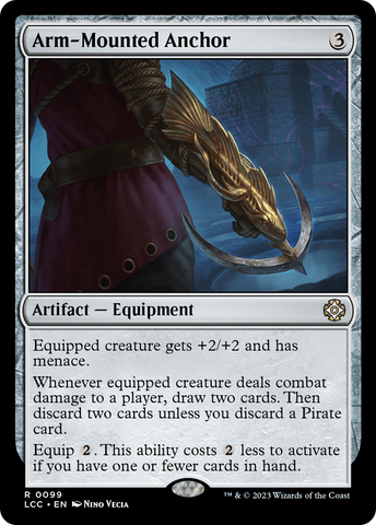 {R} Arm-Mounted Anchor [The Lost Caverns of Ixalan Commander][LCC 099]