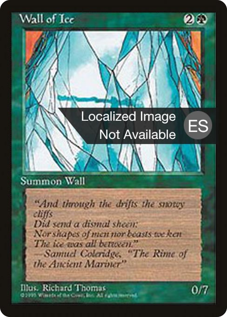 {F} Wall of Ice [Fourth Edition (Foreign Black Border)][FBB 4ED 283]