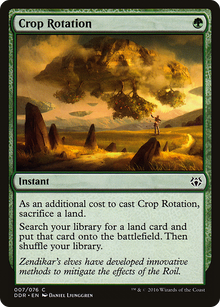 {C} Crop Rotation [Duel Decks: Nissa vs. Ob Nixilis][DDR 007]