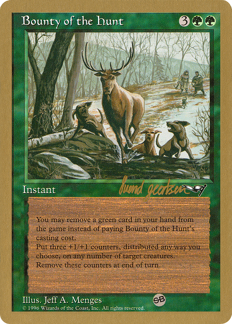 {C} Bounty of the Hunt (Svend Geertsen) (SB) [World Championship Decks 1997][GB WC97 SG85SB]
