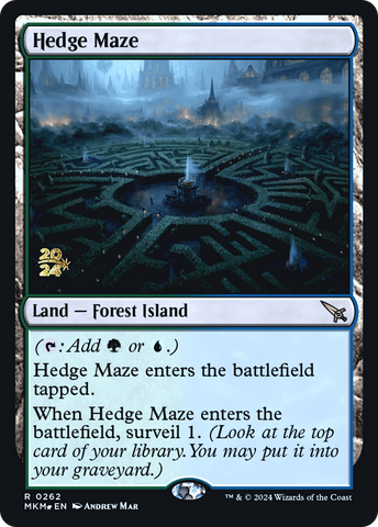 {R} Hedge Maze [Murders at Karlov Manor Prerelease Promos][PR MKM 262]