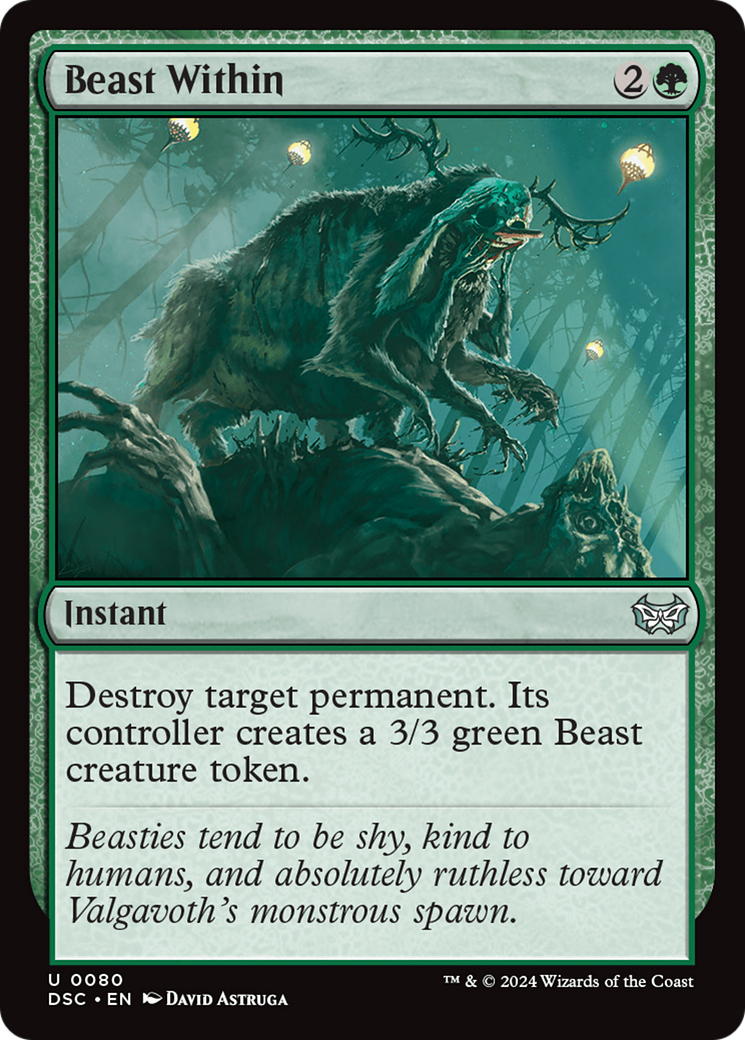 {C} Beast Within [Duskmourn: House of Horror Commander][DSC 080]
