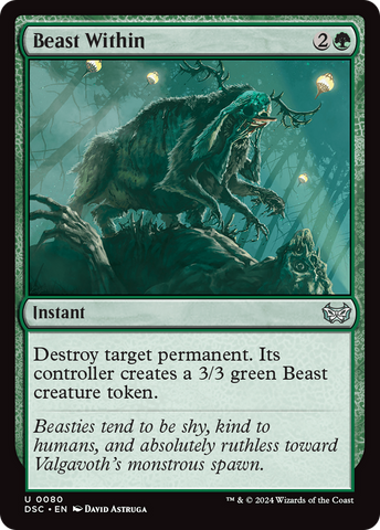 {C} Beast Within [Duskmourn: House of Horror Commander][DSC 080]