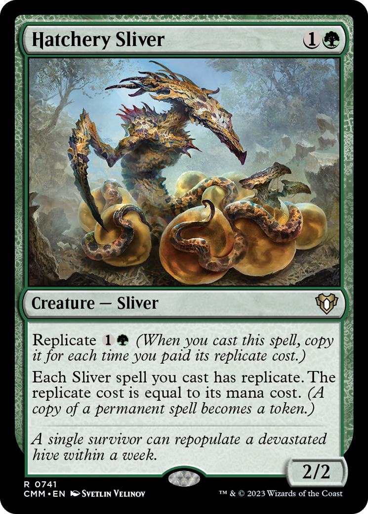 {R} Hatchery Sliver [Commander Masters][CMM 741]