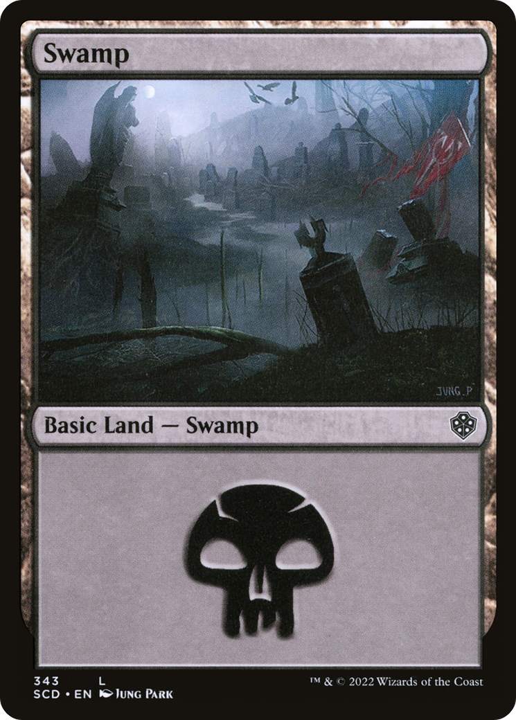 {B}[SCD 343] Swamp (343) [Starter Commander Decks]