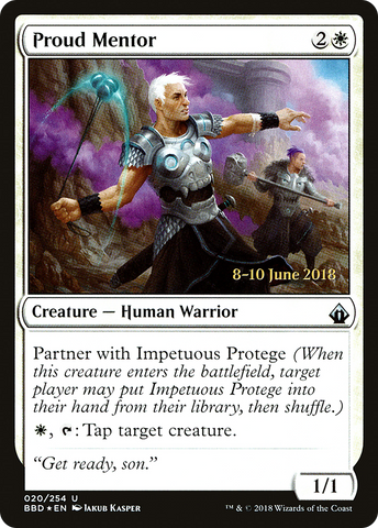 {C} Proud Mentor [Battlebond Prerelease Promos][PR BBD 020]