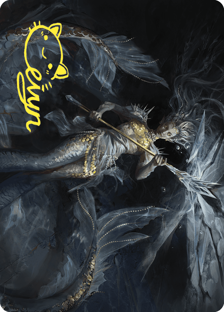 {A} Sharae of Numbing Depths Art Card (Gold-Stamped Signature) [Wilds of Eldraine Art Series][GS AWOE 032]