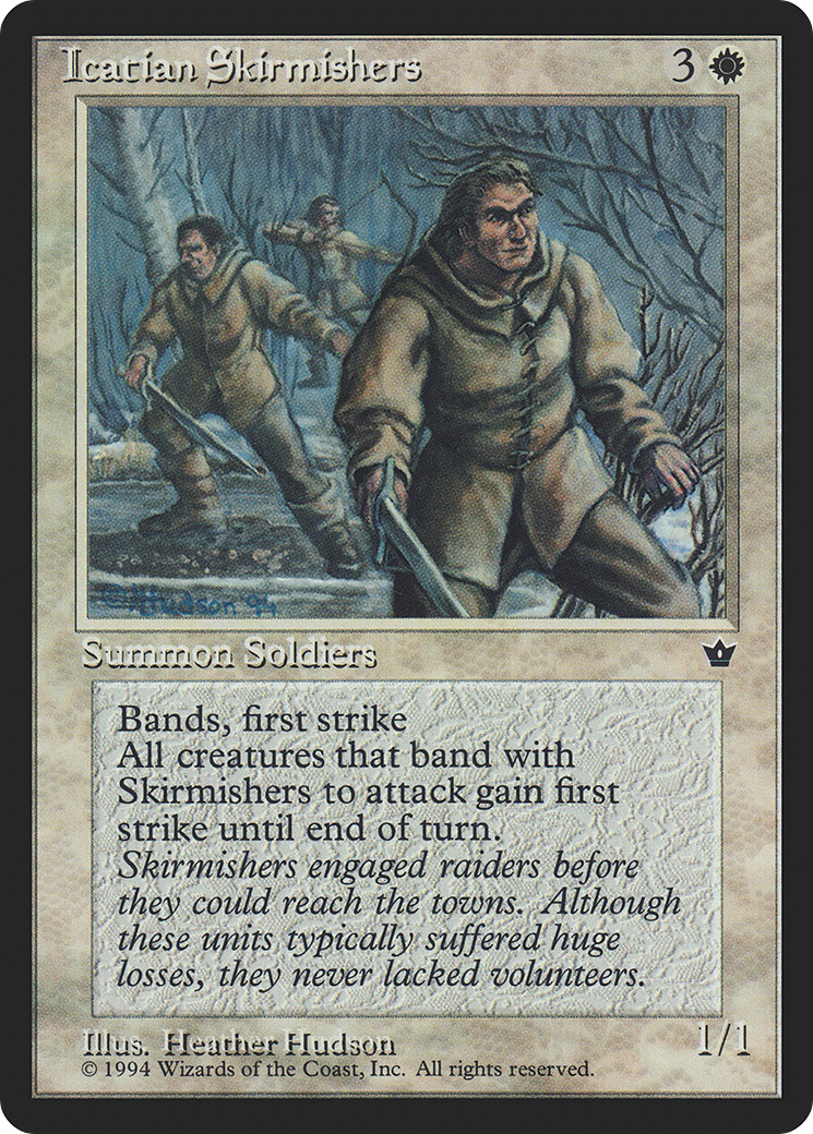 {R} Icatian Skirmishers [Fallen Empires][FEM 014]
