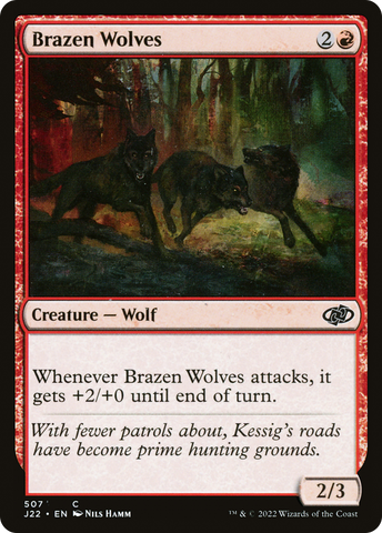 {C} Brazen Wolves [Jumpstart 2022][J22 507]