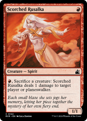 {C} Scorched Rusalka [Ravnica Remastered][RVR 122]
