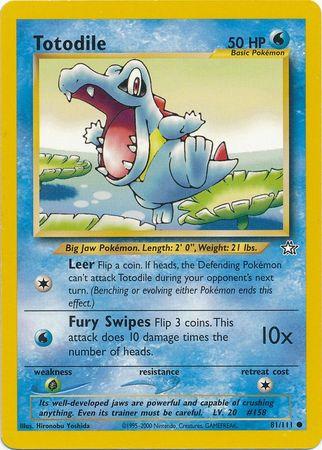 [PKM] Totodile (81/111) [Neo Genesis Unlimited]