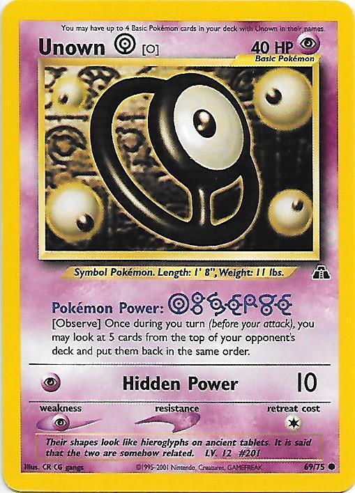 [PKM] Unown (69/75) [Neo Discovery Unlimited]