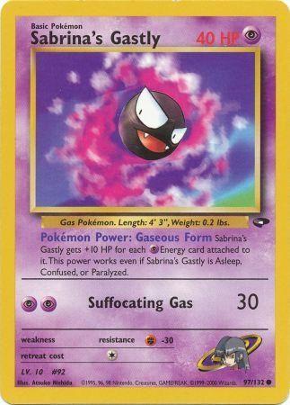 [PKM] Sabrina's Gastly (97/132) [Gym Challenge Unlimited]
