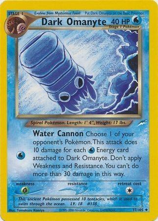[PKM] Dark Omanyte (37/105) [Neo Destiny Unlimited]