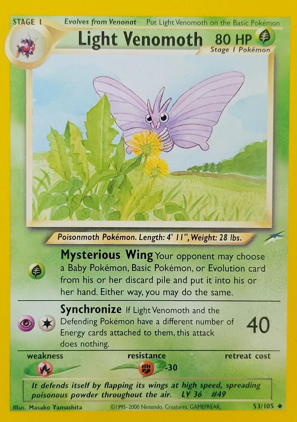 [PKM] Light Venomoth (53/105) [Neo Destiny Unlimited]