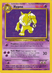 [PKM] Hypno (23/62) [Fossil Unlimited]