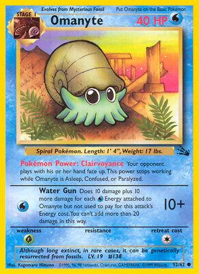 [PKM] Omanyte (52/62) [Fossil Unlimited]