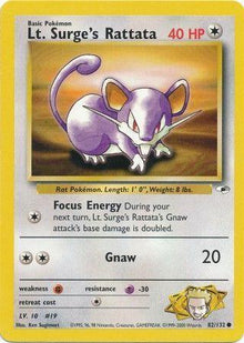 [PKM] Lt. Surge's Rattata (82/132) [Gym Heroes Unlimited]