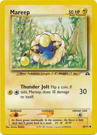 [PKM] Mareep (58/75) [Neo Discovery Unlimited]