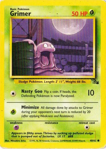 [PKM] Grimer (48/62) [Fossil Unlimited]