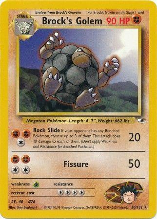 [PKM] Brock's Golem (20/132) [Gym Heroes Unlimited]