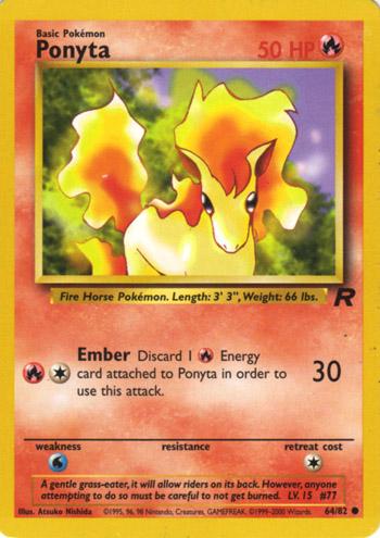 [PKM] Ponyta (64/82) [Team Rocket Unlimited]