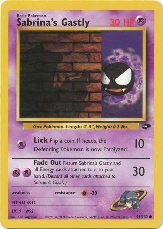 [PKM] Sabrina's Gastly (96/132) [Gym Challenge Unlimited]