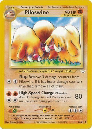 [PKM] Piloswine (36/64) [Neo Revelation Unlimited]