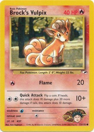 [PKM] Brock's Vulpix (73/132) [Gym Heroes Unlimited]