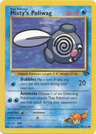 [PKM] Misty's Poliwag (89/132) [Gym Challenge Unlimited]