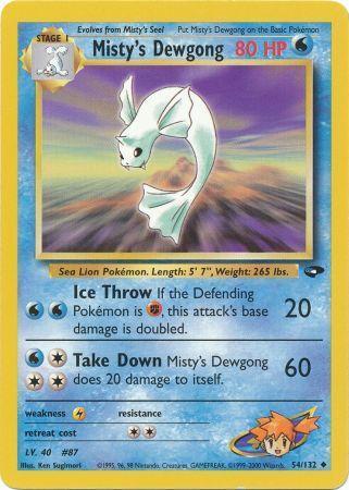 [PKM] Misty's Dewgong (54/132) [Gym Challenge Unlimited]