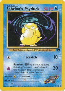 [PKM] Sabrina's Psyduck (99/132) [Gym Challenge Unlimited]