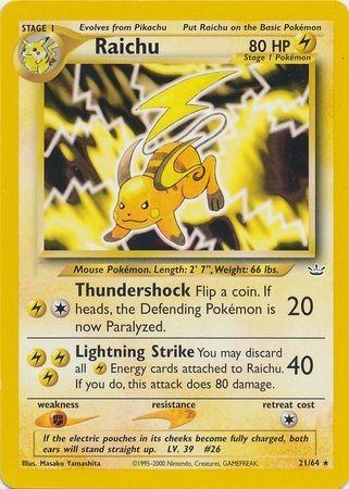 [PKM] Raichu (21/64) [Neo Revelation Unlimited]