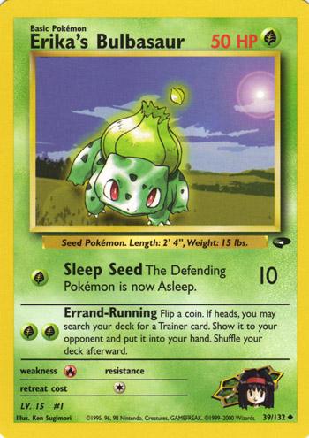 [PKM] Erika's Bulbasaur (39/132) [Gym Challenge Unlimited]
