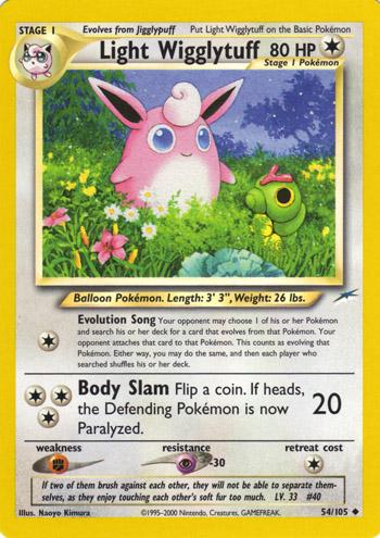 [PKM] Light Wigglytuff (54/105) [Neo Destiny Unlimited]