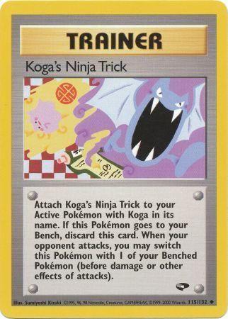 [PKM] Koga's Ninja Trick (115/132) [Gym Challenge Unlimited]