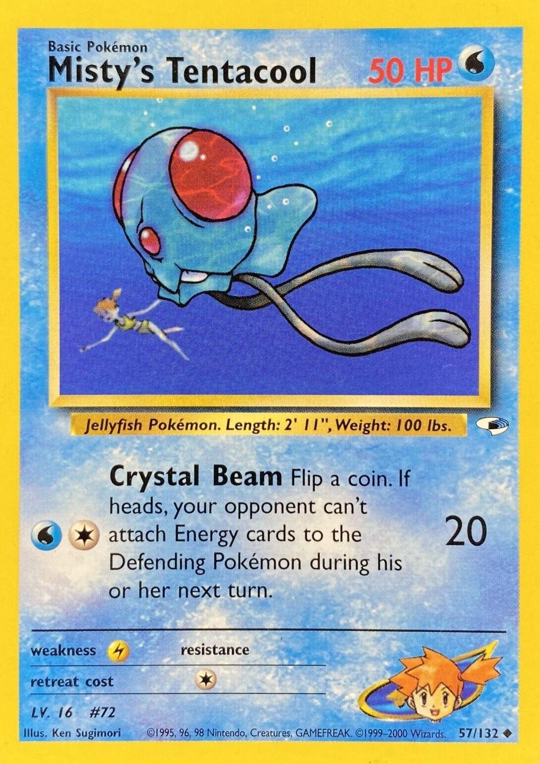 [PKM] Misty's Tentacool (57/132) [Gym Heroes Unlimited]