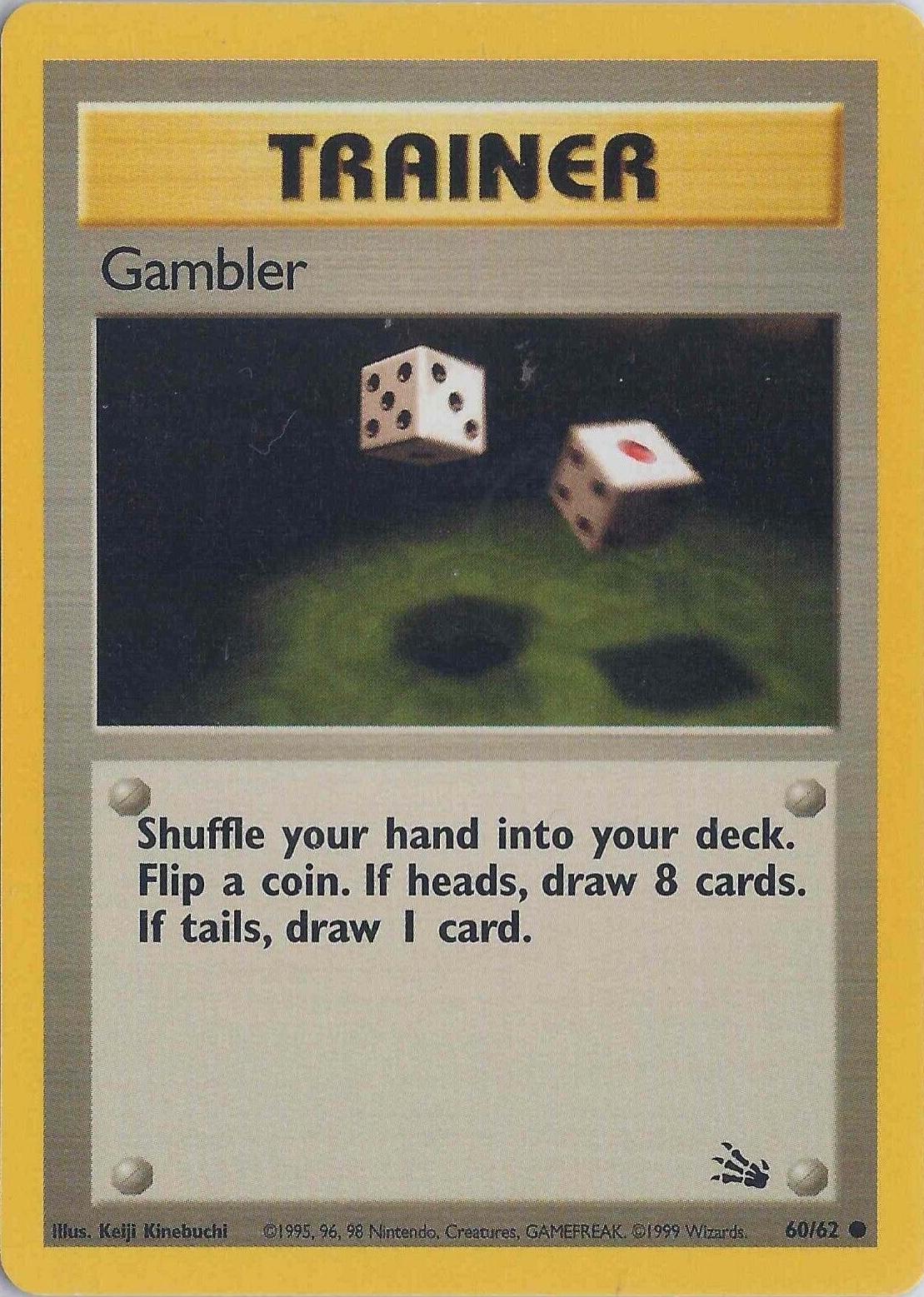 [PKM] Gambler (60/62) [Fossil Unlimited]